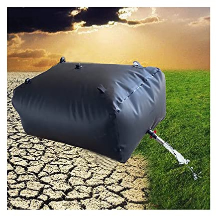 Sacca per accumulo d'acqua Serbatoio,Barile di raccolta dell'acqua piovana all'aperto con valvola di intercettazione,for prevenire l'approvvigionamento idrico di emergenza ( Size : 2*1*1m/2000L/528gal