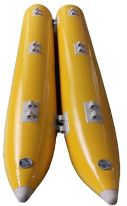 majuingg Aufblasbarer Ponton, aufblasbares Pontonzubehör für Wasserfahrräder, Anti-Kollisions-Airbag-Bootssitz, Kissenboot-Ponton