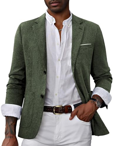 PJ PAUL JONES Sakko Herren Sportlich 2 Knöpfe Regular Fit Anzugjacke Blazer | Leichte | Business | Elegante | Gekerbtem Revers