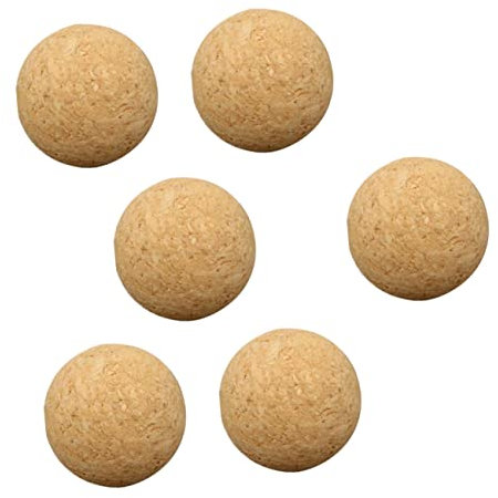 KOMBIUDA Professionelle Tischfußball Bälle Aus Verschleißfestem Kork 36mm Multifunktionale Kicker Ersatzbälle Für Standard Fußballtisch Spieler Zubehör