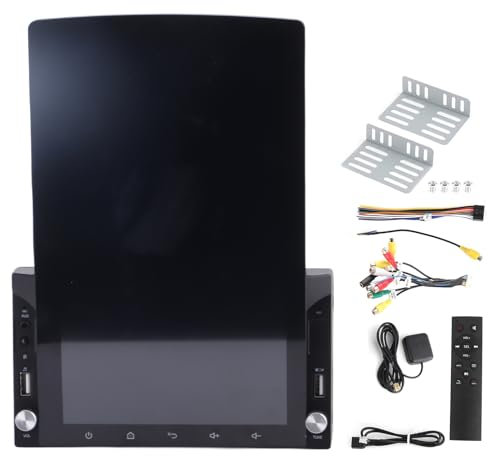 Brilluxa Lettore video multimediale per auto, radio stereo da 10,1 pollici con Bluetooth e navigazione GPS, memoria 32G risoluzione 1024, compatibile con sistemi Android 13