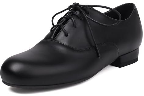 Diuniarza Damen Komfort Oxford Schuhe Arbeit Schnüren Low Schuhe Derby Formal Schuhe Leisure Abendschuhe Brogue Schuhe Schwarz Gr 38 EU/39 Asiatisch