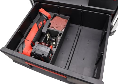 Compatible con MILWAUKEE 2 cajones Packout – Inserto PLA+ impreso en 3D