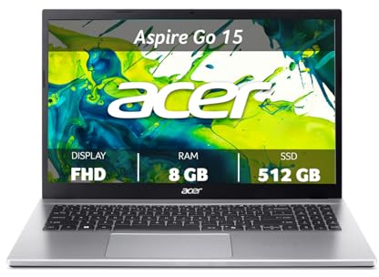Acer Aspire Go 15 | Notebook | 15.6 FHD 60 Hz | AMD Ryzen™ 7 5825U | 8 GB DDR4 RAM | 512 GB SSD | AMD Radeon | Windows 11 Home | Tastiera italiana QWERTY | Senza alimentatore | Silver