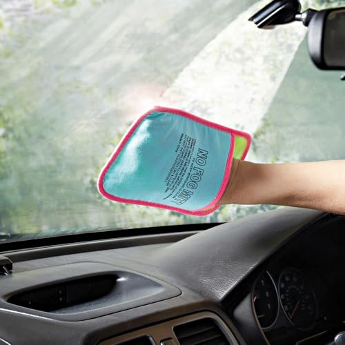 3 Pagen® Anti-Beschlag-Handschuh – Reinigung beschlagener Autoscheiben & Fenster - spezielle Beschichtung die effektiv die Neubildung vorbeugt – klare Sicht im Winter &Herbst