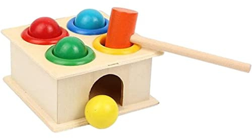 Gemuseeee Holzhammer Spielzeug, Klopfbank Spiel für Kinder, Kleinkind Lernspielzeug