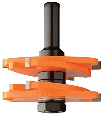 CMT 800.627.11 Zapfenfräser im Hartholzkoffer, 1/2 Zoll Schaft, 7,6 cm Durchmesser, Hartmetallbestückt