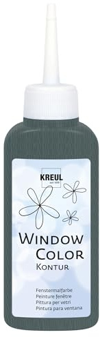 Kreul fönsterfärg, 80 ml grå
