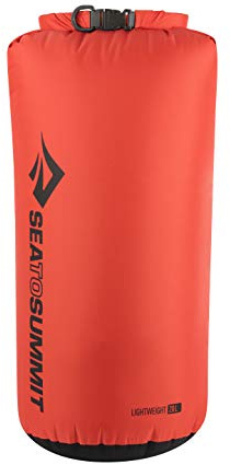 Sea to Summit Lightweight Dry Sack, All-Purpose Dry Bag, 20 Liter, Red