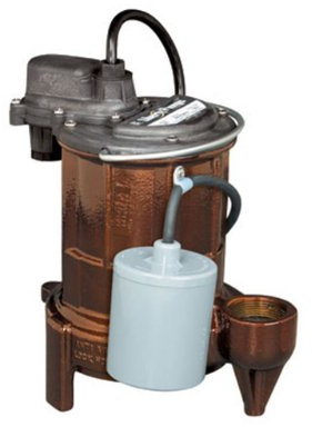 Liberty Pumps 253 1/3-Horse Power 1-1/2-Inch Discharge 250-Series Cast Iron Automatic Submersible Sump/Effluent Pump