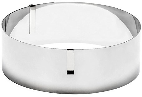 patisse 02463 Cercle à Biscuit Inox Extensible 18/30 x 9 cm