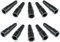 POPPSTAR 10x Rubber Grommets Weather Protection Grommets for F-Connectors on Coaxial Cable (7-8.2 mm) - SAT Connection Seal Insulation, Weather Protection for Antenna Cable, LNB