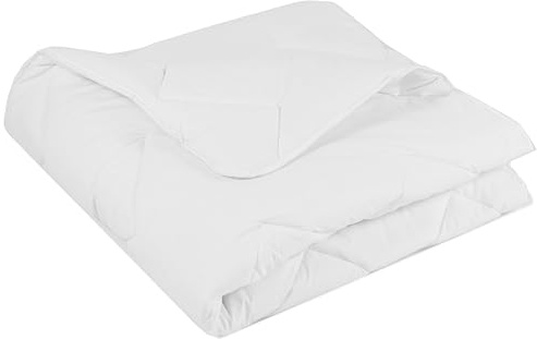 ZOLLNER Bettdecke für Allergiker - 4-Jahreszeiten-Decke - Flauschige Polyesterfüllung - Bezug Mischgewebe - Made in Europe - waschbar bis 95°C - 135x200cm - Wärmeklasse 3 - Oeko Tex® Zertifiziert