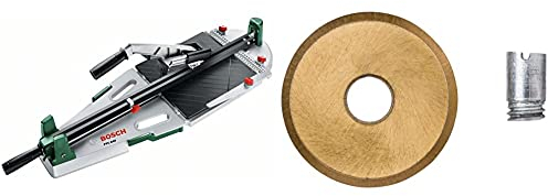 Bosch Fliesenschneider PTC 640 (Fliesenstärke: 12mm, Schnittlänge: 640mm, Diagonalschnittlänger: 450 mm, im Karton) & Fliesenschneider (für Wand- und Bodenfliesen, Zubehör Fliesenschneidemaschine)