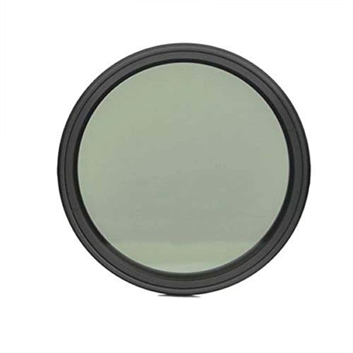 Filtre ​Polarisant Variable Réglable Slim Densité neutre ND Filtre de lentille ND ND2 à ND400 43/46/52/55/58/62/67/72 / 77/82 / 86mm Polarisant Circulaire (Caliber : 46mm)