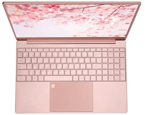 Laptop Portatile, per Laptop da Gioco Window11 Risoluzione 2K Schermo IPS Tastiera Illuminata Rosa 100-240 V con Tastiera per Impronte Digitali per Uso Aziendale (12+512G Spina
