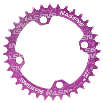 Amagogo Fahrradkettenblatt, Kettenblatt BCD 104 mm, tragbar, 36 Zähne, langlebig, leicht, Fahrradkettenblatt, Reparaturteile für Rennrad-Zubehör