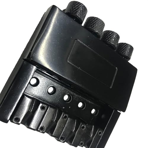 Headless Gitarrenbrücke 4 Saitensystem E-Bass Teil Ersatz Roller Sattel Tremolo Brücke Mit Schrauben Und Schraubenschlüssel