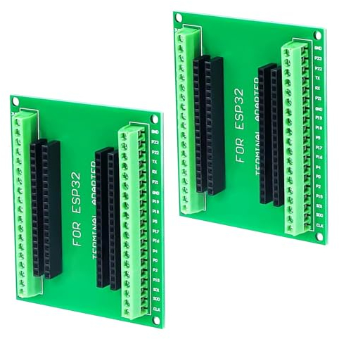 Binghe 2 pezzi ESP schede di espansione, ESP scheda con 38 pin WiFi + Bluetooth 2 in 1 Dual Core CPU a basso consumo energetico compatibile con scheda ESP a 38 pin