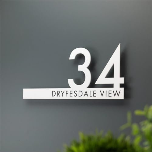 XELnumero targa porta cassetta posta, numero civici personalizzati per esterni