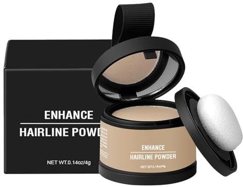 Haaransatz Puder, Haaransatz Puder Kaschiert Sofort Haarausfall, Haaransatz Ausbesserungspuder, Haaransatz Puder, Haaraufsätze Für Damen Und Herren, Haarfarbe Für Graue Haare Mit Applikator