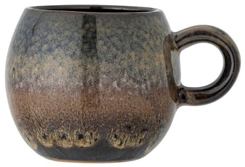 Bloomingville Paula Tasse 275 ml, Steingut, D9 cm, H8 cm – Perfekt für deinen täglichen Kaffee- oder Teegenuss, edler Kaffeebecher für deinen Frühstückstisch
