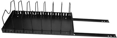 PHENOFICE Pot Lid Storage Rack Adjustable Dividers for Kitchen Cabinet Space-saving for Cookware Organizer for Countertop Dish Display Rack