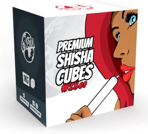 ONE Nation, carbone naturale di cocco, 28 pezzi, carbone di cocco, carbone di cocco, bricchette in ciotole di cocco, carbone, insapore, lunga durata 1 kg