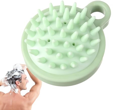 Brosse de shampooing - Brusque du cuir chevelu, épurateur du cuir chevelu | Masseur de croissance des cheveux, shampooing en silicone Massage de bain de bain de bain de bain du cuir chevelu anti-phare