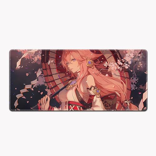HDkxbf Alfombrilla De Ratón For Juegos De Anime, Ordenador Portátil, Alfombrilla De Escritorio De Anime, Impermeable Y Antideslizante(YS-10,900x400mm)