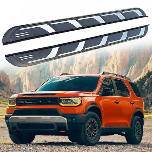 Lot de 2 pédales fixes pour marchepied latéral avec barre Nerf pour Honda Passport 2026.
