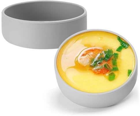 Bvtpoyy Silicone Egg Cooker Bowl for Air Fryers | Personal Steamer for Boiled, Poached & Scrambled Eggs | BPA-Free, Dishwasher-Safe & Compact Design