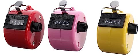 Toyvian 6pièces Compteur Manuel Digital Counter Pratique Aléatoires pour Événements Et De Données