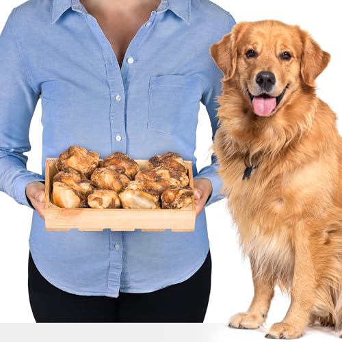 Rinderknie für Hunde, 10 Stück (1,5kg), natürlich & hypoallergen