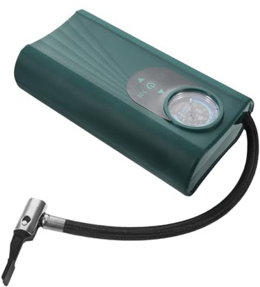 ABOOFAN Pompa d Aria Portatile per Pneumatici Auto Compressore d Aria Ricaricabile con Manometro Digitale Adatto per Moto Biciclette e Gonfiabili