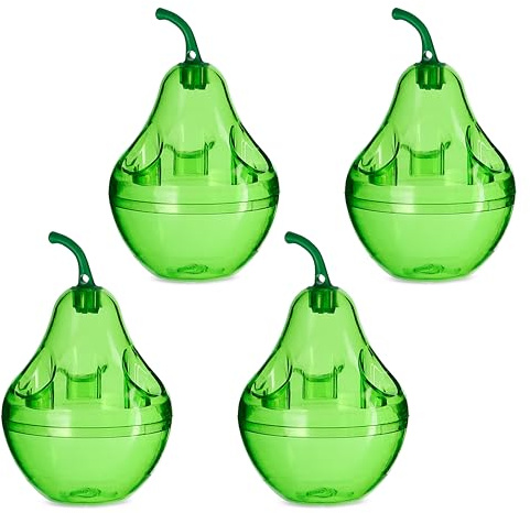 BuzzLock Piège à mouches à fruits pour cuisine - 4 pièges avec recette d'appât - Sans appât pour mouches des fruits - Piège à mouches des fruits réutilisable - Fruit Fly Trap - Contre les mouches à