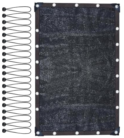 Kustimantu Bâche De Poulailler, Bâche Hivernale pour Poulailler, Toile Respirante Maille Filet Protection UV pour Jardin Véranda Balcon Serre