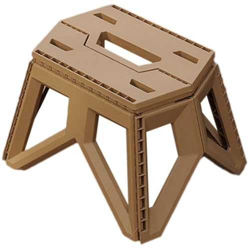 EXAOMBLE Sgabello Pieghevole da Campeggio Portatile in Pp, Kids Stool