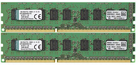 Kingston KVR1333D3E9SK2/16G RAM 16 GB 1333 MHz DDR3 ECC CL9 DIMM Memory Kit (2 x 8 GB) 240-Pin