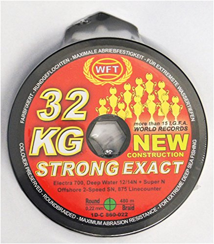 WFT KG Strong Exact geflochtene Schnur 480m 0,22mm 32kg