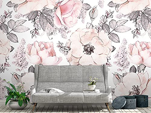 Fotomural Vinilo Para Pared Flores | 350 x 250 cm | Salones