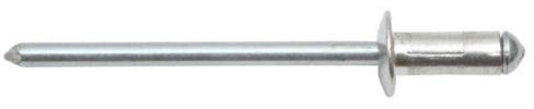 Mehrbereichsblindniet Flachrundkopf 4,8 x 10,3 mm Aluminium-Stahl 100 Stück