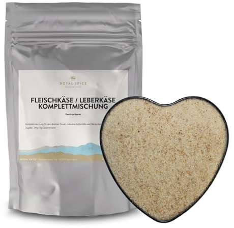 Royal Spice Leberkäse Gewürzmischung 435 g inkl. Kutterhilfsmittel & NPS – Gewürzset für Fleischkäse mit Umrötung – Bayrischer Leberkäs mit Kruste – Für 15 kg – Leberkäse selber machen