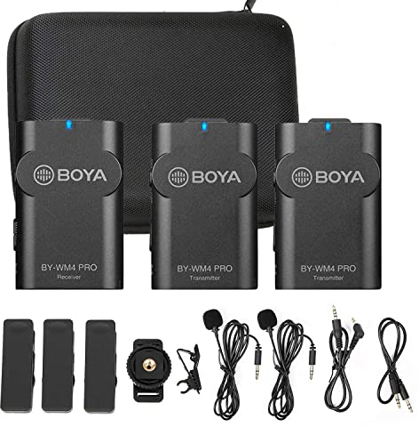 BOYA 2.4 GHz Duo Lavalier microphone wireless BY-WM4 Pro-K1