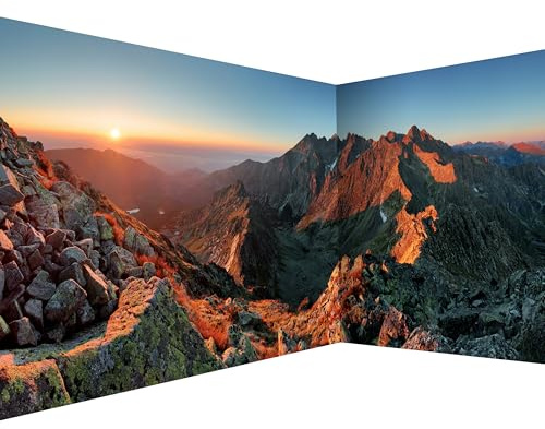 murando - Fototapete selbstklebend Landschaft, 539x250 cm, Schlafzimmer | Selbstklebend ohne Kleister, Full HD Druck, ideal fürs Wohn- oder Schlafzimmer, schnelle Montage, lichtbeständig, geruchsfrei