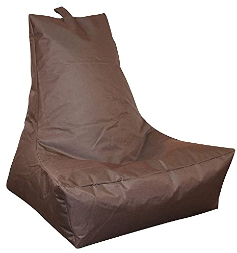 Mesana XXL Lounge-Sessel, 100x90x80 cm, Sitzsack Outdoor & Indoor, wasserabweisend, braun