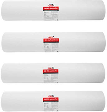 Alfa 4x Anstrichvlies 100 cm x 50 m Profi-Qualität Glasfaservlies mit 40 g/m², Malervlies Renoviervlies Tapete Glasfaservlies