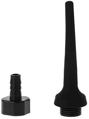 Silikon Analplug Duschplug Vaginal Duschkopf zur Intim-Reinigung - Shower Dusch-Aufsatz Enemator Klistier - Schwarz