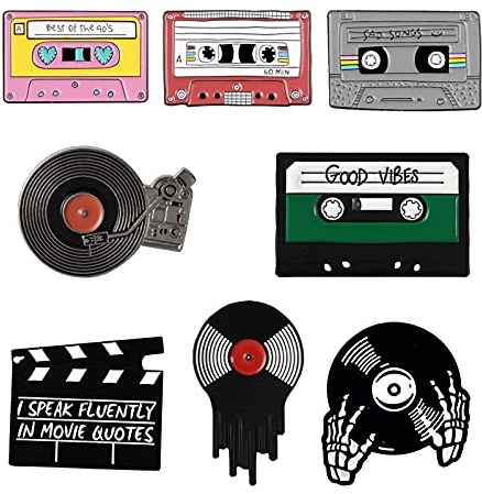 MoK 8 Pièces Broche Métal Émail Vêtements, Sacs, Vestes, Accessoires, Bricolage Artisanat Décoration