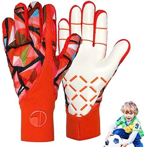 Holdes Torwarthandschuhe – Fußballhandschuhe, dicke Torwarthandschuhe für Erwachsene, atmungsaktiv, mit starker Haftung, hohe Leistung, bieten einen hervorragenden Schutz, um Schäden zu verhindern